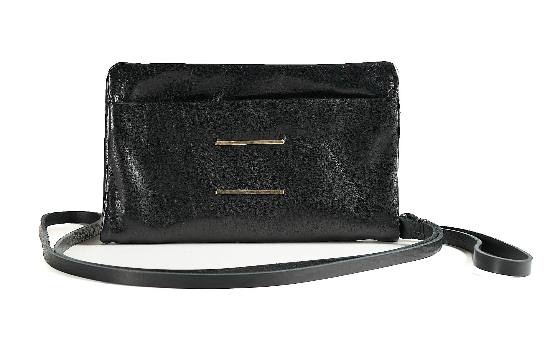 daniele basta leather and silver bags - FRONT